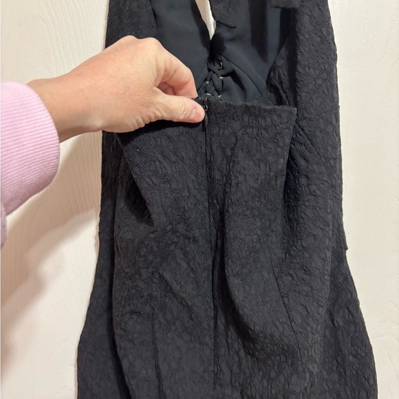 Princess Polly Textured Black Dress - Picture 2 of 7